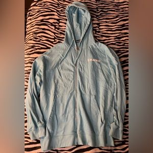 🩵EUC🩵 PlayboyxMissguided Oversized Zip-Up Hoodie